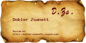 Dobler Zsanett névjegykártya